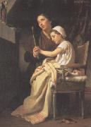 The Thank Offering (mk26) Adolphe William Bouguereau